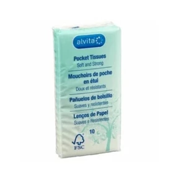 Alvita Lenços de Papel x10