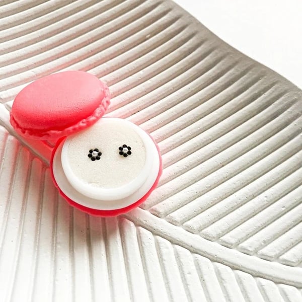 Macaron Brinco New Flower - Fucsia 1438