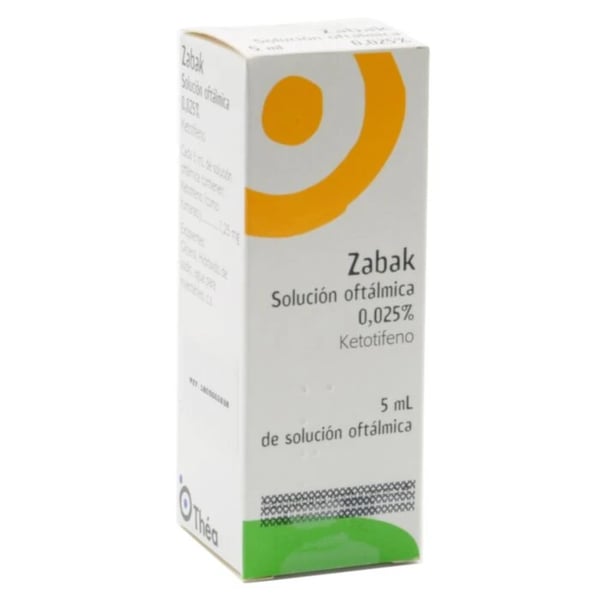 Zabak , 0.25 mg/ml Frasco conta-gotas 5 ml Col, sol