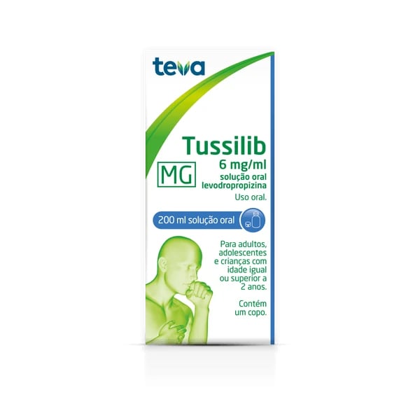 Tussilib MG, 6 mg/ml Frasco 200 ml Sol oral