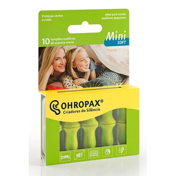 Ohropax Tampões Auriculares Mini Soft x10