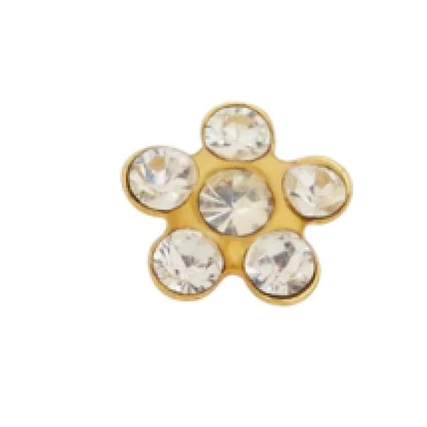 Inverness Brinco Flor Cristal Indo805