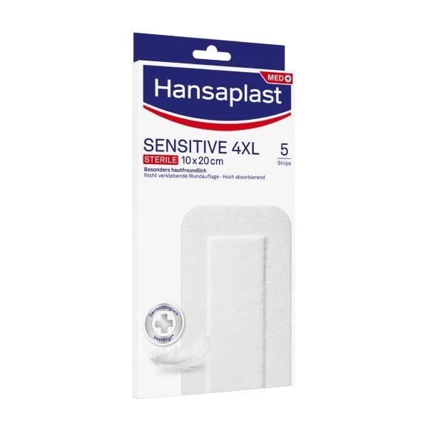 Hansaplast Sensitive Penso 4XL 10x20cm X5
