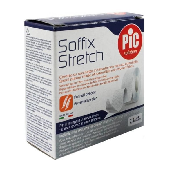 Pic Soffix Stretch Adesivo Extensível Rolo 2,5Cmx5M
