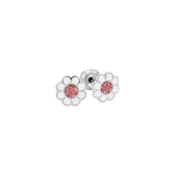 Inverness Brinco Flor Rosa INDO623-1
