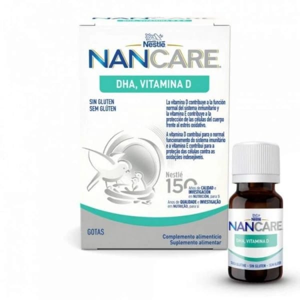 Nancare DHA Vit D Gts 10ml