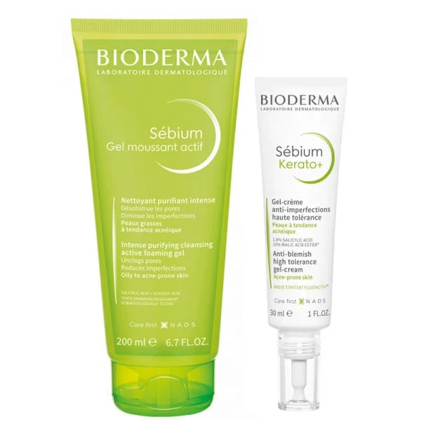 Sebium Bioderma Kera+Gel-Cr 30+Gel200Ml