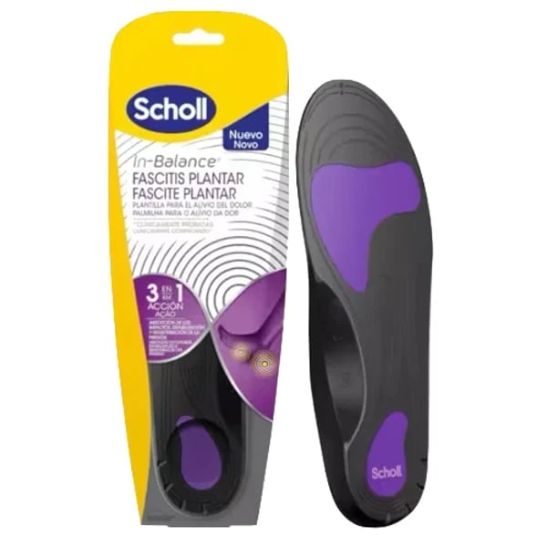 Scholl Palmilha Fascite Plantar M 3Em1