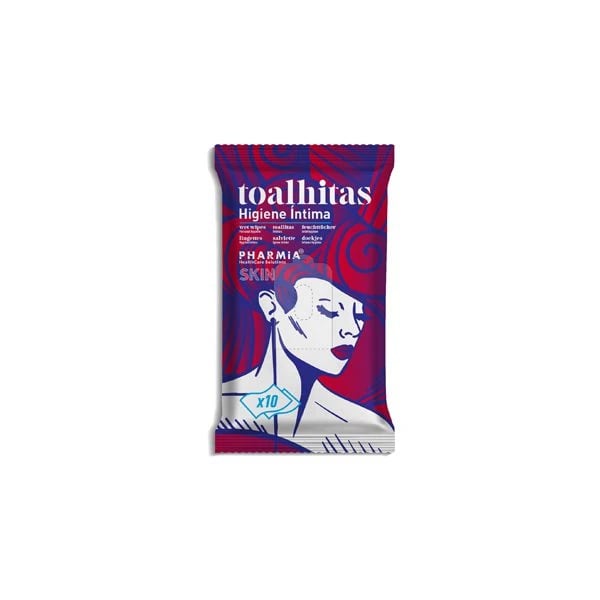 Pharmia Toalhitas Higiene Íntima X10,  