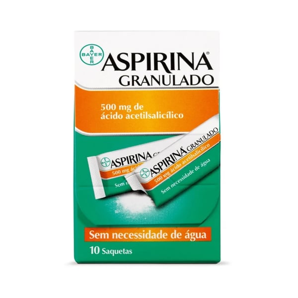Aspirina 500mg Granulado Saquetas x10