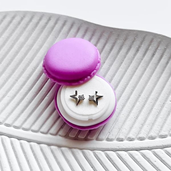 Macaron Brinco Star Dust - Roxo 1497